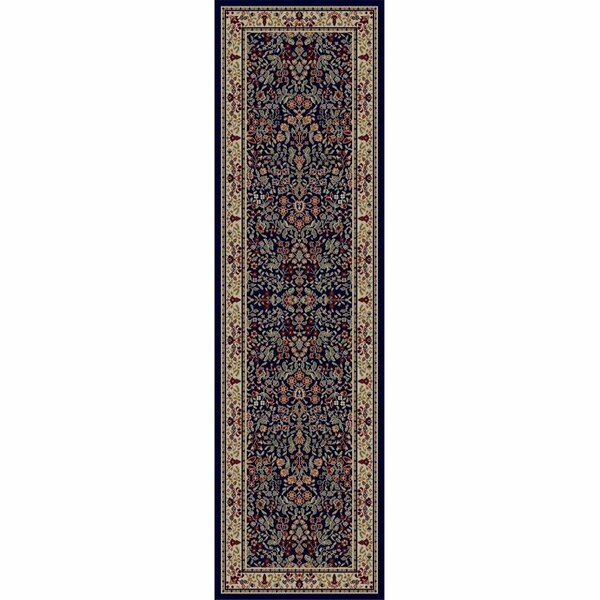 Concord Global Trading 2 ft. 3 in. x 7 ft. 7 in. Jewel Sarouk - Navy 41142